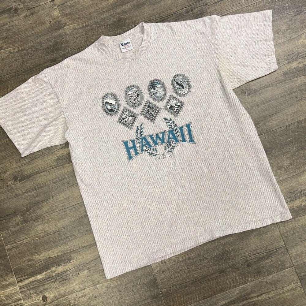 Vintage Hawaii Tshirt Men Size XL USA Made‎ Single Stitch Maui Kauai